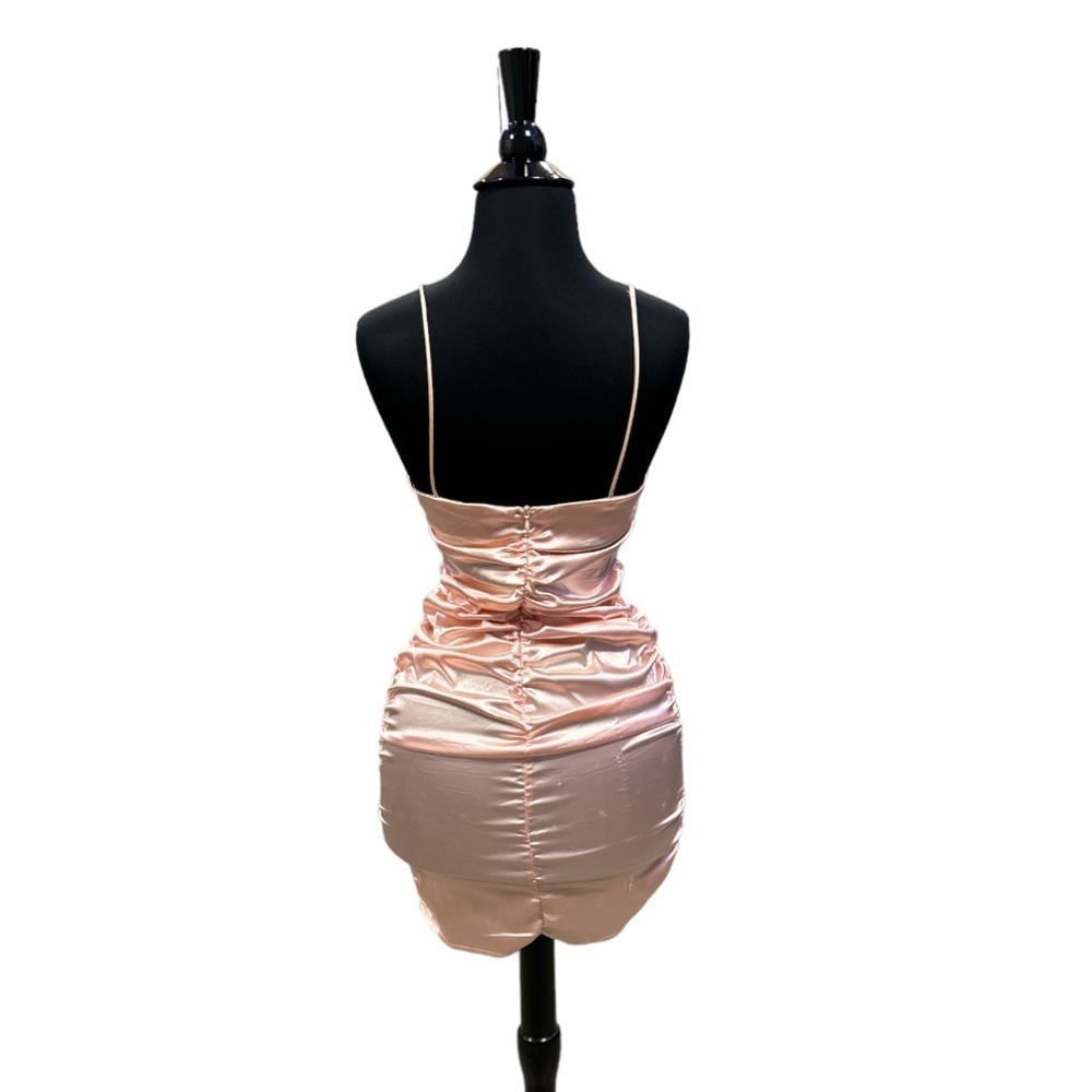 SALTY Ruched Mini Dress - Picture 2 of 10